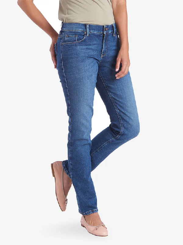 women's denim jeans for a trendy vibeSlim Straight Grand Jeans