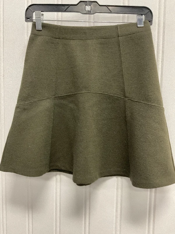 women's affordable velvet skirtsSkirt Mini & Short By Loft In Green, Size: Xxs