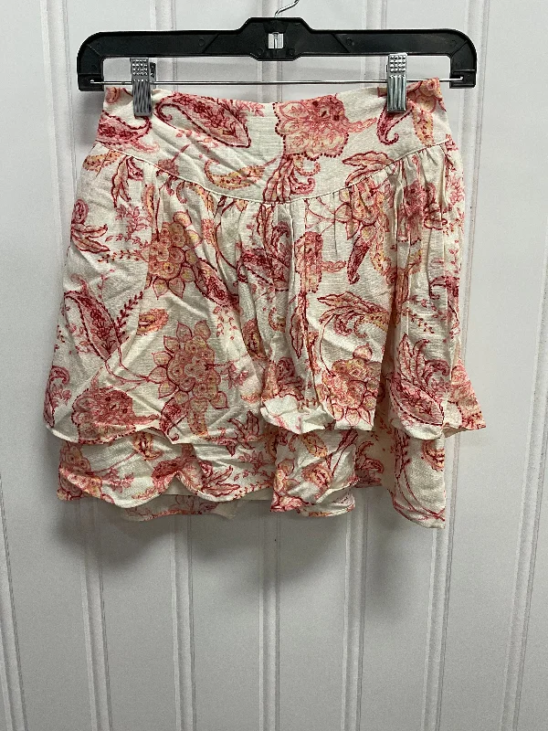 women's cocktail skirtsSkirt Mini & Short By Express In Paisley Print, Size: Xxs