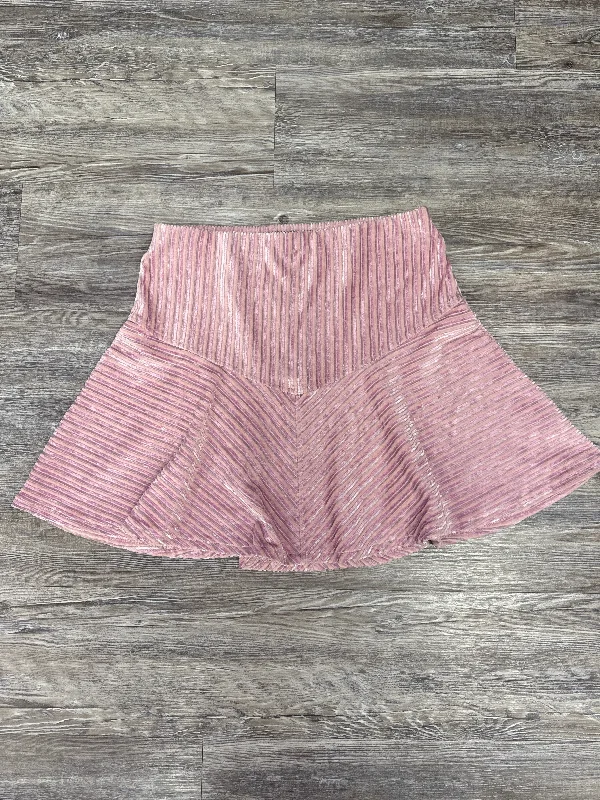 women's denim midi skirtsSkirt Mini & Short By Free People In Pink, Size: M