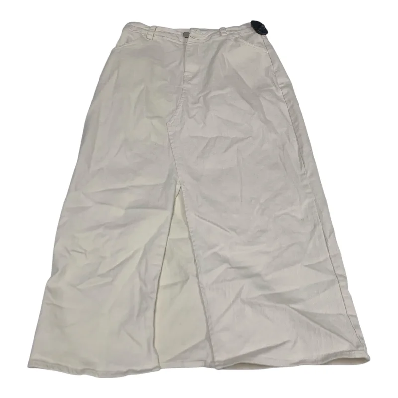 women's lightweight linen skirts for warm weatherSkirt Midi By Sadie & Sage In Cream Denim, Size: S