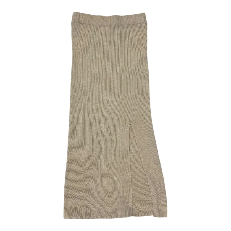 women's evening skirtsSkirt Midi By Olive And Oak In Beige, Size: S