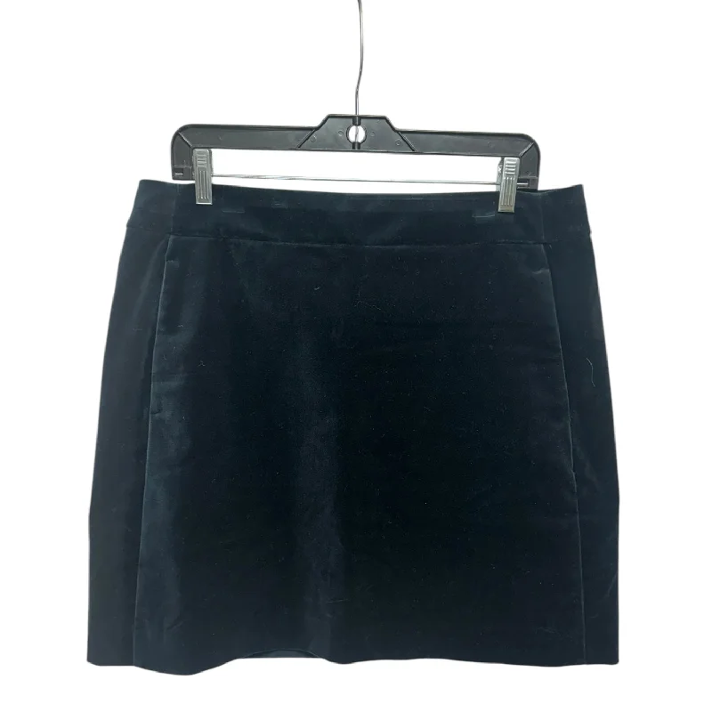 women's striped skirtsVelvet Skirt Mini By J. Crew In Black, Size: 14