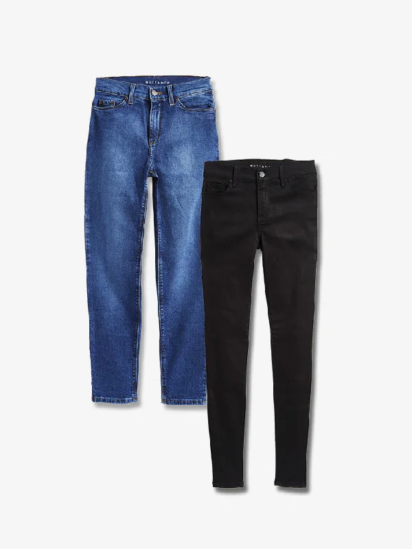 women's denim jeans for a timeless classic lookSet 11: 2 pair of Women's Jeans