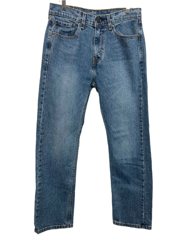 women's high-waisted denim jeansLevi's 505 Blue Jeans (31x30)