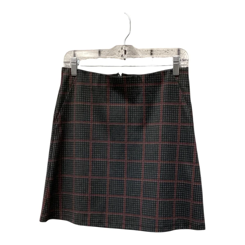 women's sustainable striped skirtsSkirt Mini & Short By Sanctuary In Plaid Pattern, Size: M