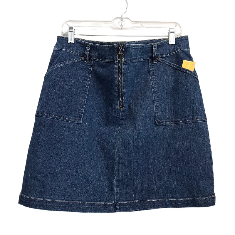 women's retro denim skirtsSkirt Mini & Short By Inc In Blue Denim, Size:16