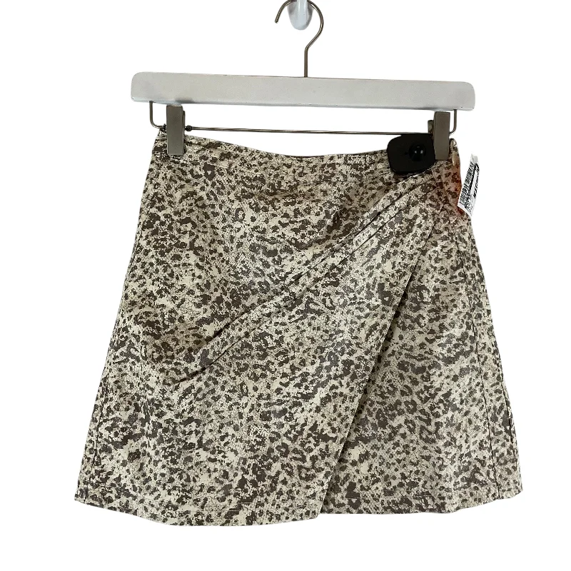 women's vintage leather skirtsSkirt Midi By Free People In Animal Print, Size: 0