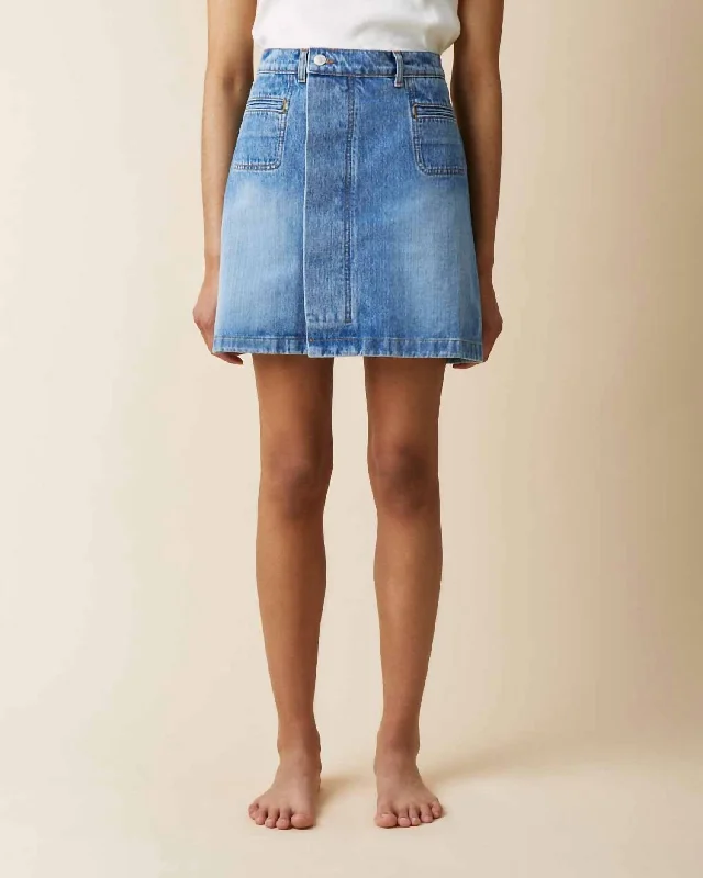 women's high-performance dressy skirtsAmy Skirt In Denim