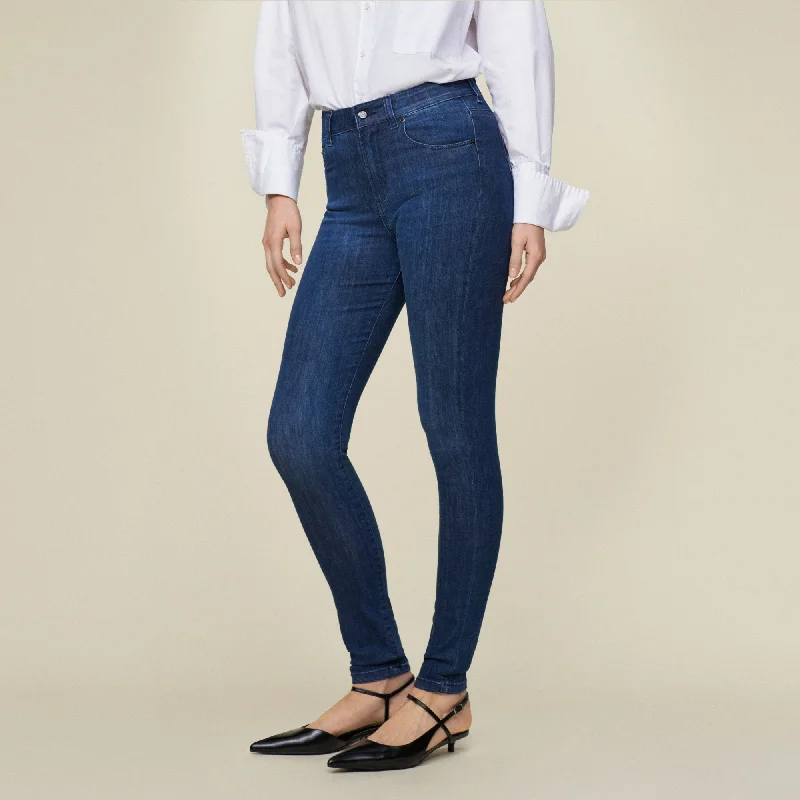 women's denim jeans with buttonsCelia Leia Beat - High Rise Skinny