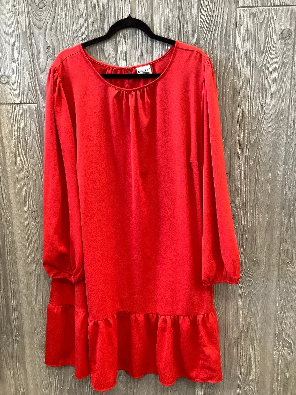 midi dresses for weddingsDress Casual Midi By Ava & Viv In Red, Size: 3