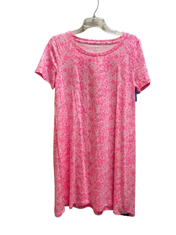 midi dresses with pockets and sleevesDress Casual Midi By Lilly Pulitzer In Pink, Size: L