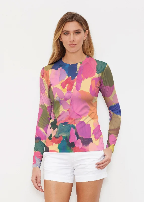 long-sleeved women's topsHopscotch (17269) ~ Long Sleeve Rash Guard