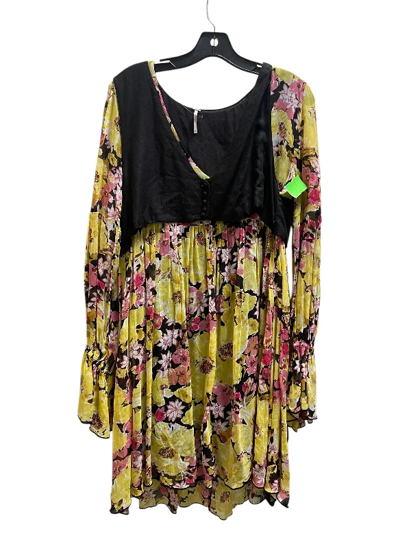 casual midi dressesDress Casual Midi By Free People In Yellow, Size: M