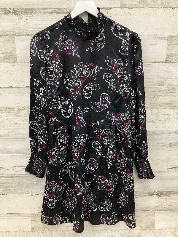 plus-size midi dressesDress Casual Midi By Loft In Black & Purple, Size: M