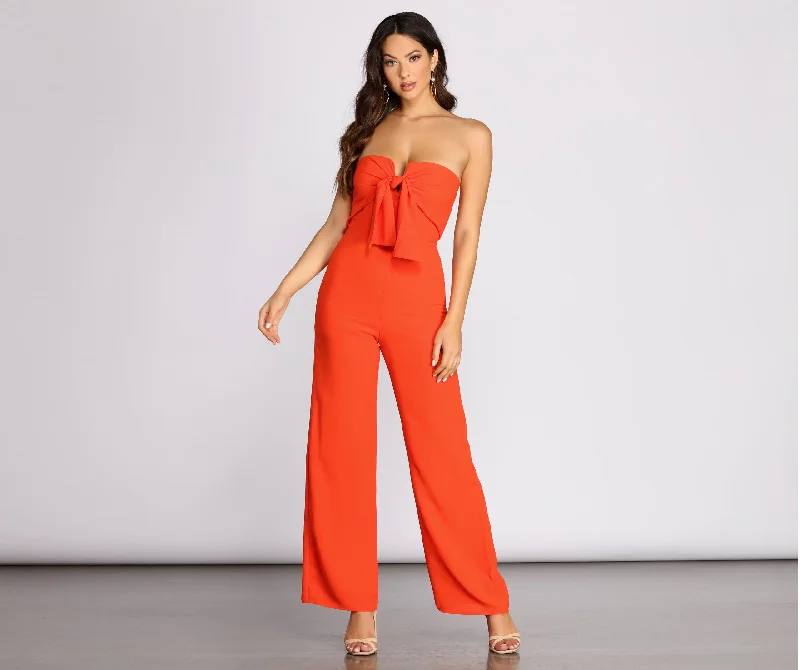 women's jumpsuits with pocketsFirst In Class Strapless Jumpsuit