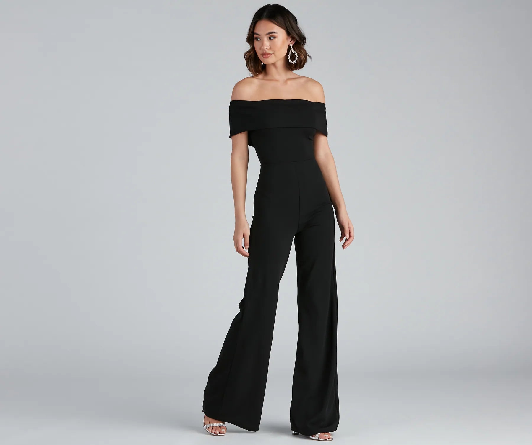 women's jumpsuits for ethical manufacturingIconic Glam Wide Leg Jumpsuit