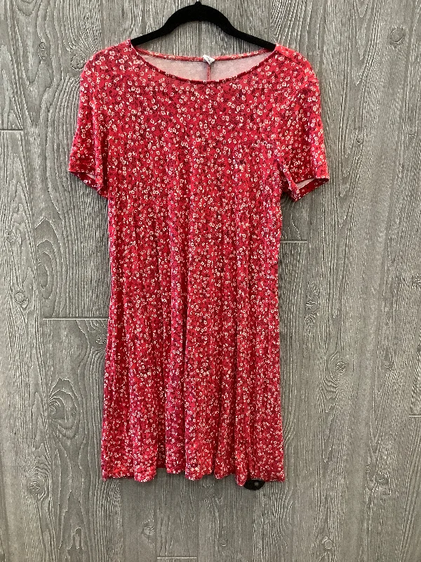 stretch midi dressesDress Casual Midi By Old Navy In Red, Size: M