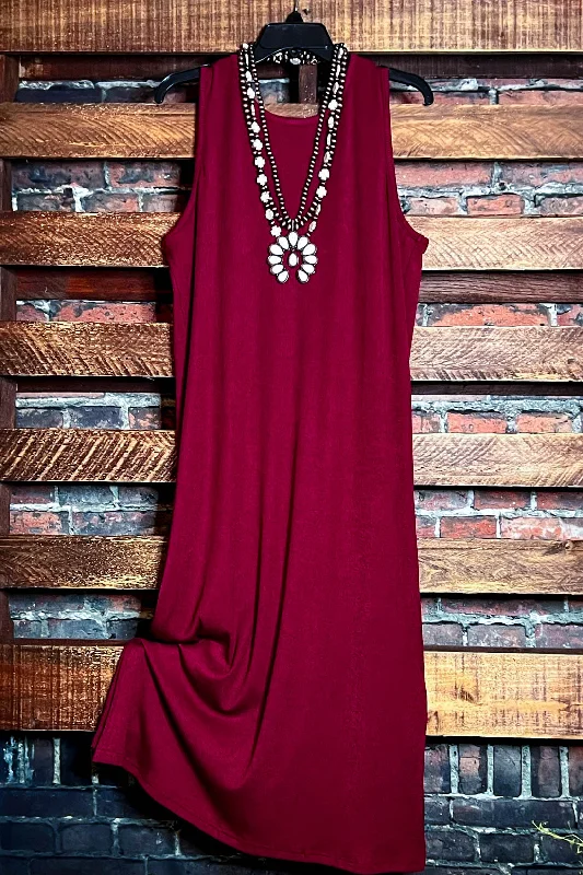 maxi dresses for casual strollsEndless Possibilities Wine Maxi Dress