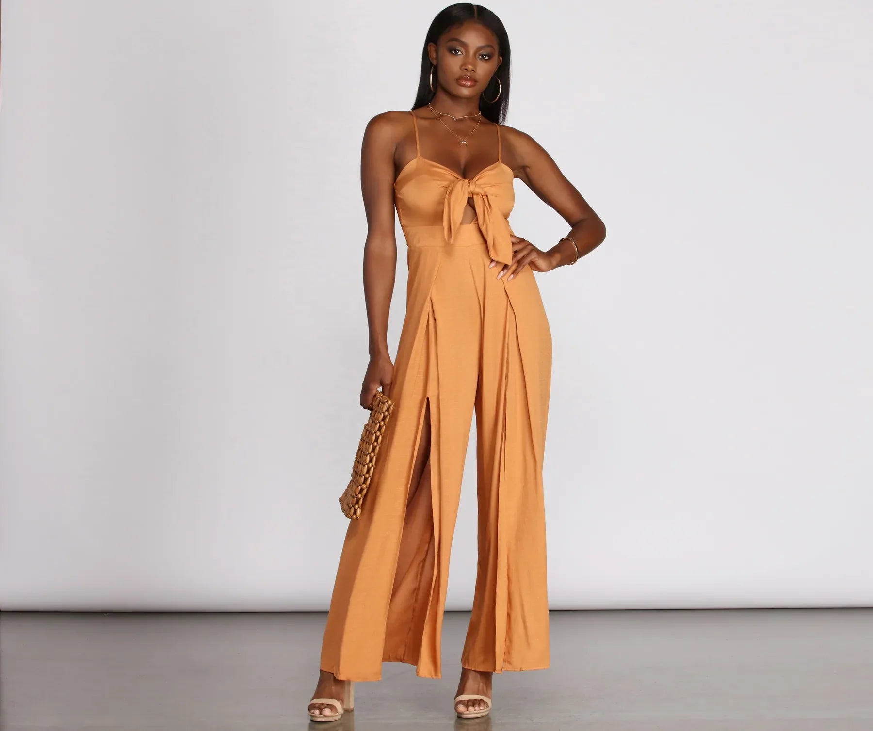 women's jumpsuits for moisture-wicking materialsSweet Surprise Wide Leg Jumpsuit