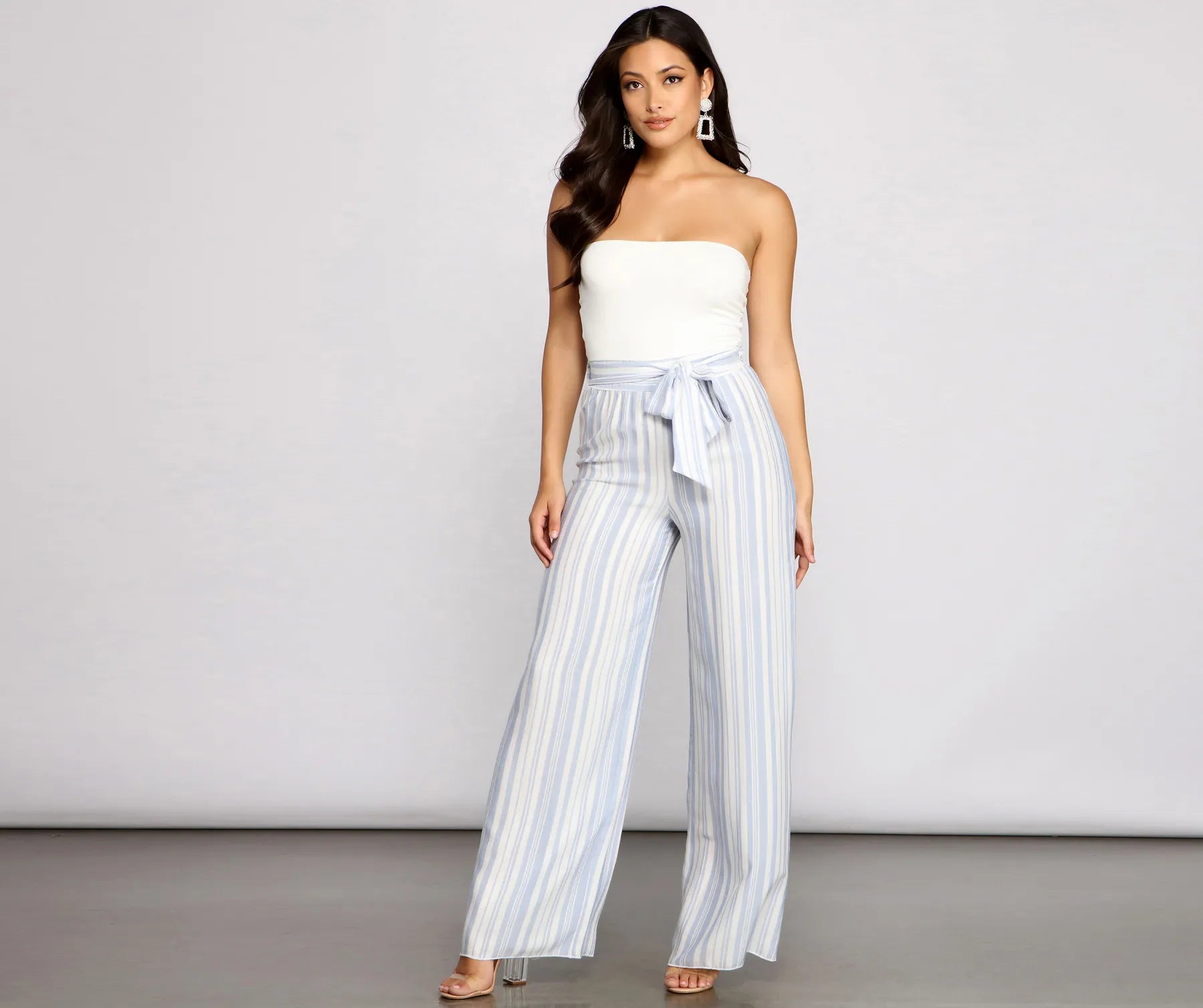 women's jumpsuits for winterMake It Chic Strapless Jumpsuit