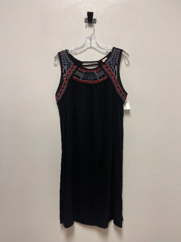 women's cotton dressesBlack Dress Casual Short Faded Glory, Size M