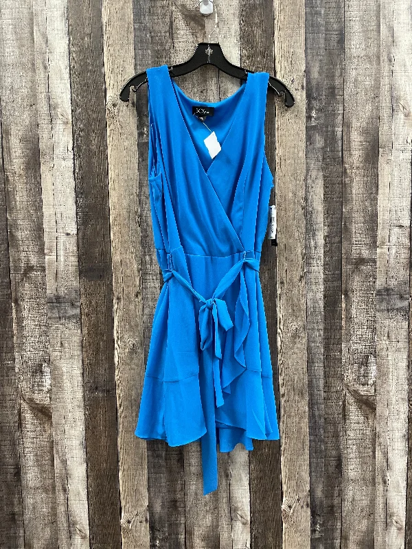 women's pear-shaped body dressesBlue Dress Casual Short Bcx, Size Xl