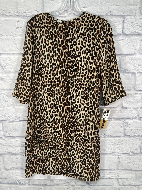 women's glam dressesDress Designer By Equipment In Animal Print, Size: S