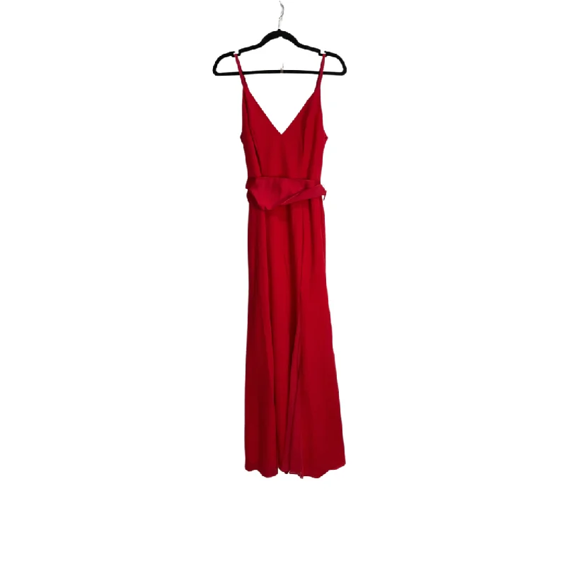 women's easy-to-wear dressesDress Designer By Vera Wang In Red, Size: 2