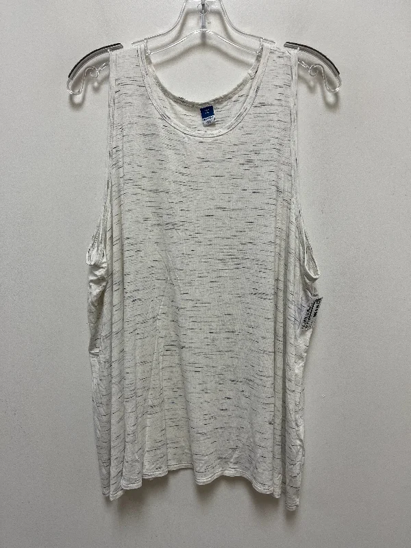 women's tops for those who want to create outfits that are both trendy and timelessGrey Top Sleeveless Old Navy, Size 2x