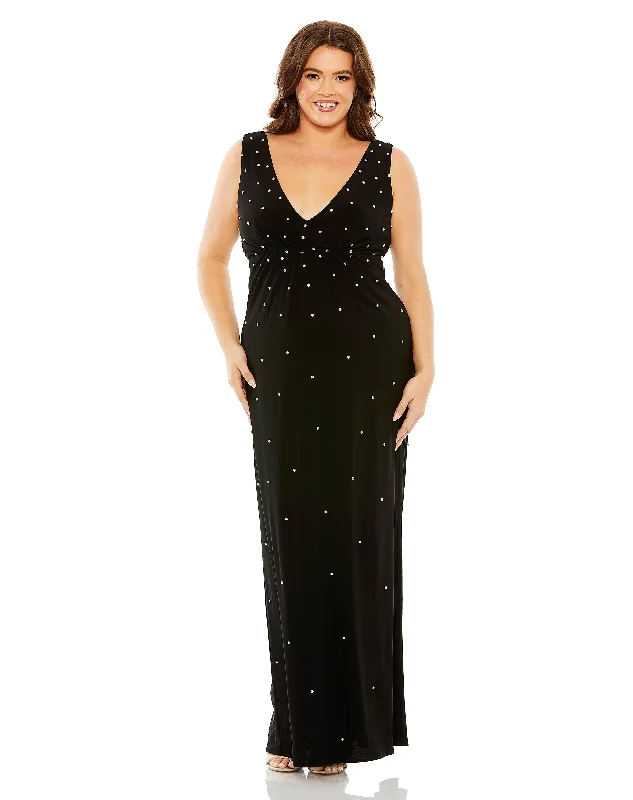 Grammy gown dressesMac Duggal 68353 Fabulouss Plus Size Long Formal Dress