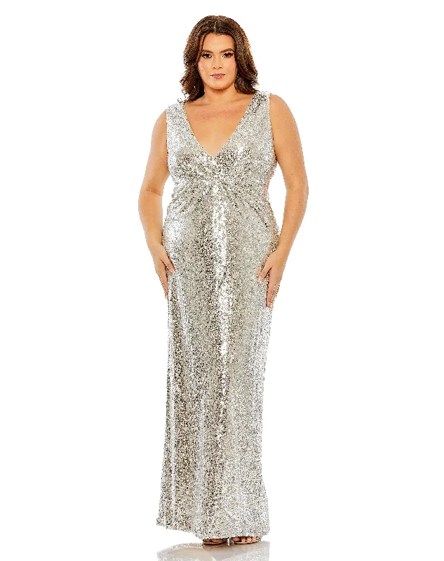 black-tie gown dressesMac Duggal 68538 Fabulouss Long Plus size Formal Dress