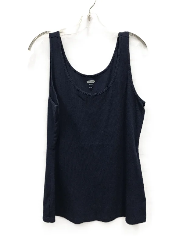 women's tops for casual FridaysNavy Top Sleeveless By Old Navy, Size: 2x