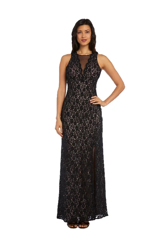 gown dress shopping guidesNightway Long Glitter Formal Dress 21547