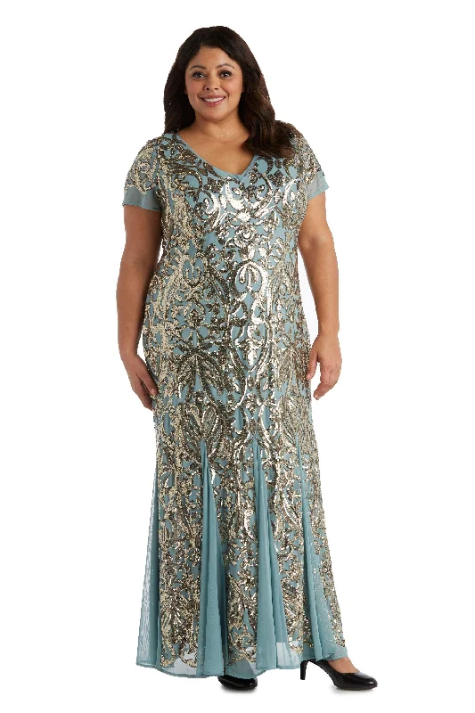 gown dress designers to followR&M Richards 5515W Long Plus Size Formal Dress Sale