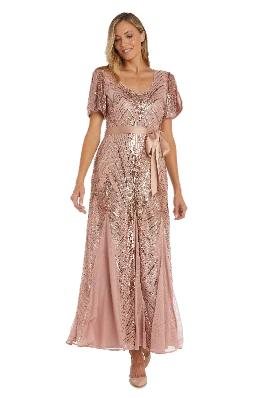 wedding gown dressesR&M Richards 9989 Long Mother of the Bride Formal Dress