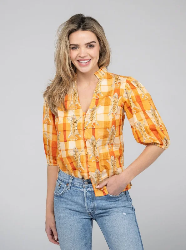 women's tops for those who want to make a fashion statementThe Lily Top | Clementine Cheetah