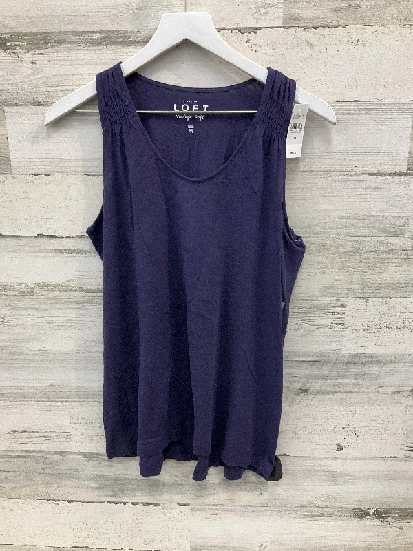 women's tops for those who want to wear pieces that are both comfortable and stylishTop Sleeveless By Ann Taylor In Purple, Size: M