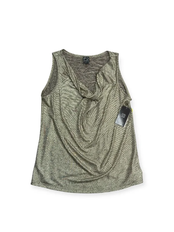 women's tops for those who want to elevate their everyday wear with chic and elegant piecesTop Sleeveless By Clara Sun Woo In Gold, Size: L