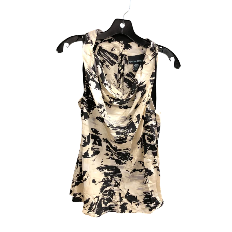 women's tops for those who want to create stylish and put-together outfits without spending a fortuneTop Sleeveless By Cynthia Rowley In Cream, Size: M