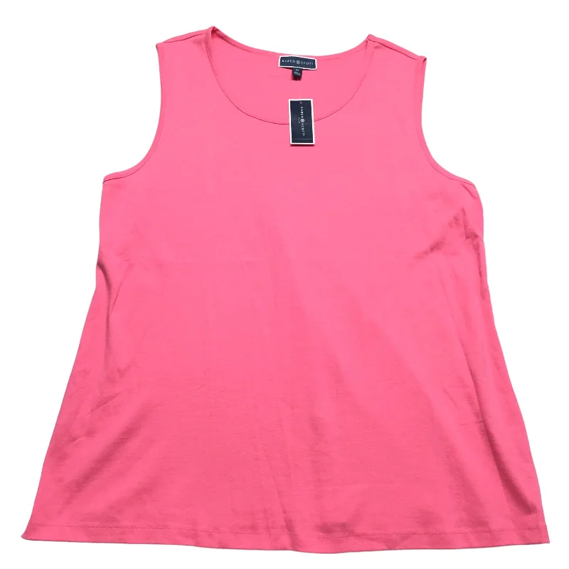 women's tops for those who believe in expressing their individuality through fashionTop Sleeveless By Karen Scott  Size: 2x