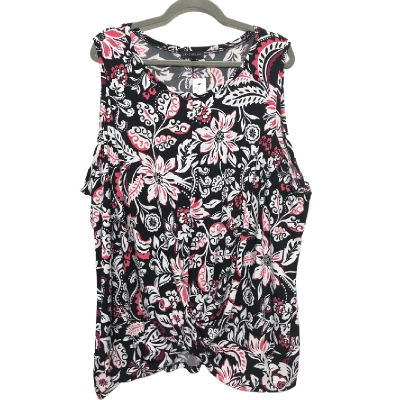 women's tops with sequin embellishmentsTop Sleeveless By Lane Bryant  Size: 4x