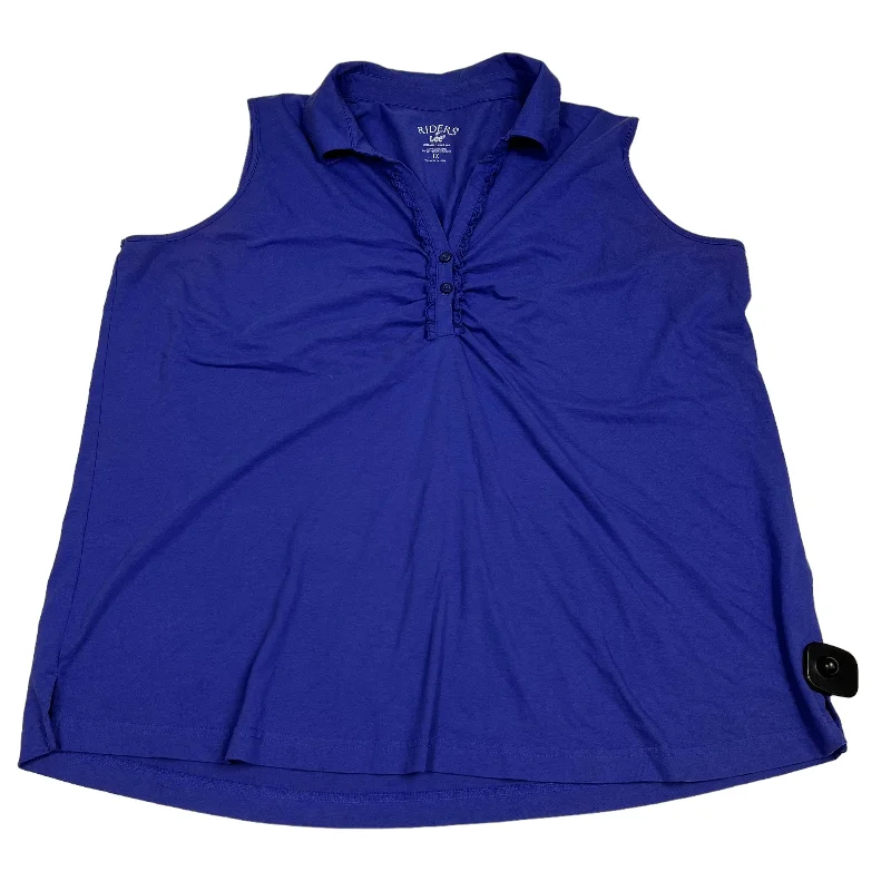 women's tops that offer a perfect blend of style, comfort, and affordabilityTop Sleeveless By Lee  Size: 1x