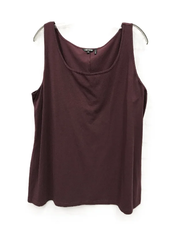 elegant women's topsTop Sleeveless By Nic + Zoe  Size: 1x