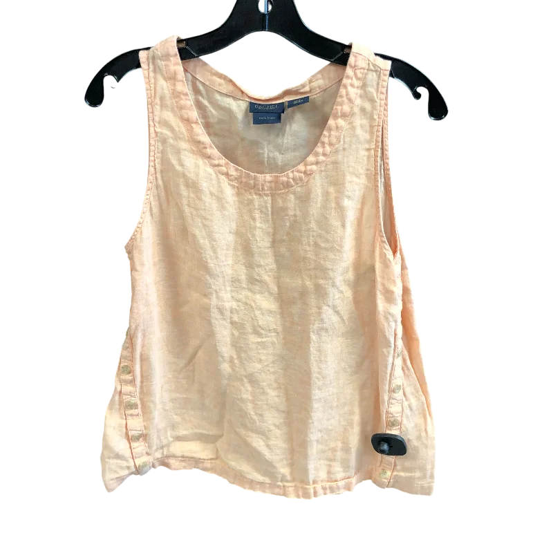 women's tops for beach outingsTop Sleeveless By Rachel Roy In Peach, Size: M