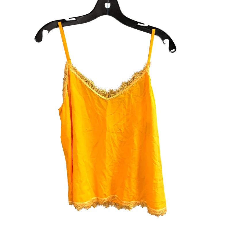 women's tops for picnics in the parkTop Sleeveless By SUZY D In Yellow, Size: M