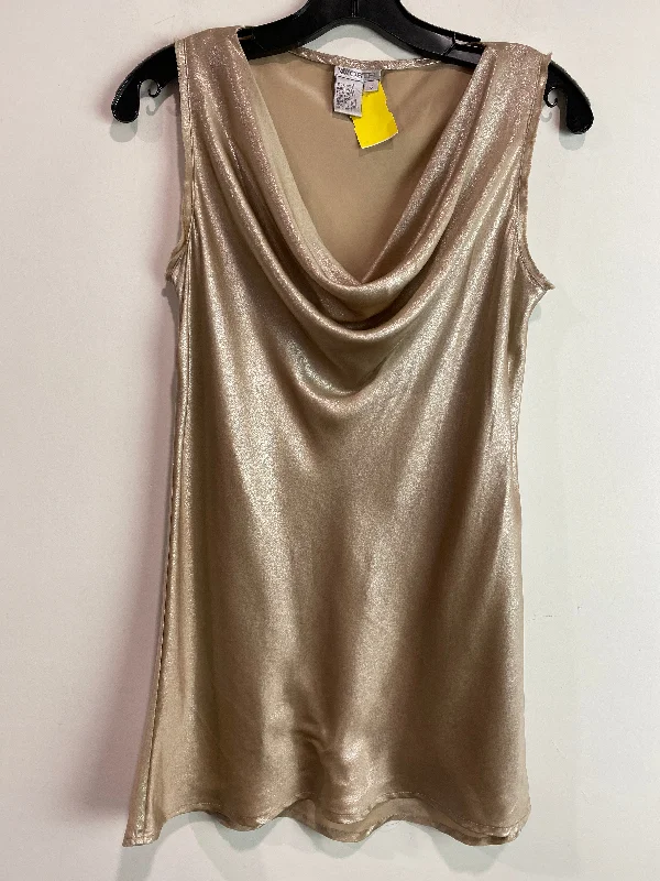 women's tops with unique designsTop Sleeveless By Worth Ny In Rose Gold, Size: S