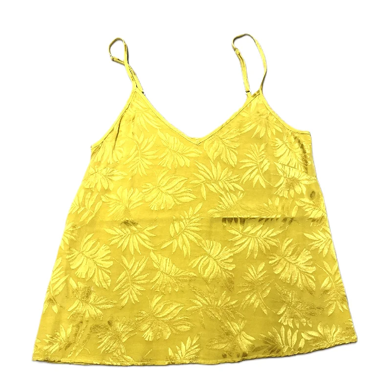 women's tops for casual FridaysTop Sleeveless By Xirena In Yellow, Size: M