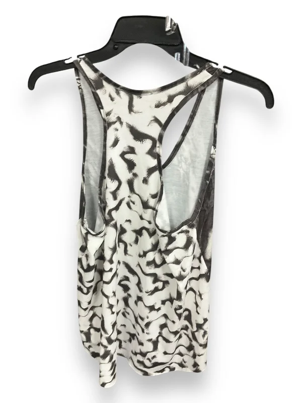 women's tops for picnics in the parkTop Sleeveless By Zara In Black & White, Size: M